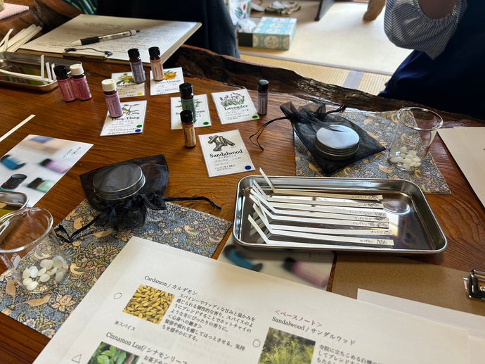 【冬の温かみ　アロマバーム ワークショップ】